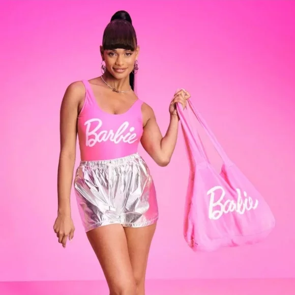 Neon Pink Barbie Tote Bag - Picture 6 of 13